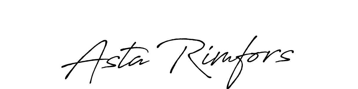 Best and Professional Signature Style for Asta Rimfors. Antro_Vectra_Bolder Best Signature Style Collection. Asta Rimfors signature style 7 images and pictures png