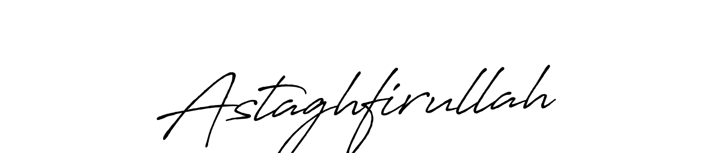 Design your own signature with our free online signature maker. With this signature software, you can create a handwritten (Antro_Vectra_Bolder) signature for name Astaghfirullah. Astaghfirullah signature style 7 images and pictures png
