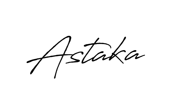 Create a beautiful signature design for name Astaka. With this signature (Antro_Vectra_Bolder) fonts, you can make a handwritten signature for free. Astaka signature style 7 images and pictures png