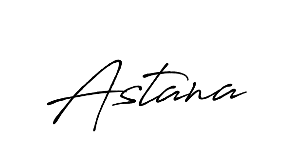Design your own signature with our free online signature maker. With this signature software, you can create a handwritten (Antro_Vectra_Bolder) signature for name Astana. Astana signature style 7 images and pictures png