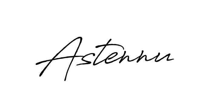 Astennu stylish signature style. Best Handwritten Sign (Antro_Vectra_Bolder) for my name. Handwritten Signature Collection Ideas for my name Astennu. Astennu signature style 7 images and pictures png