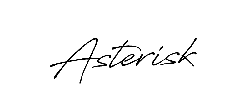 Create a beautiful signature design for name Asterisk. With this signature (Antro_Vectra_Bolder) fonts, you can make a handwritten signature for free. Asterisk signature style 7 images and pictures png