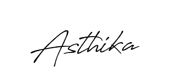 Create a beautiful signature design for name Asthika. With this signature (Antro_Vectra_Bolder) fonts, you can make a handwritten signature for free. Asthika signature style 7 images and pictures png