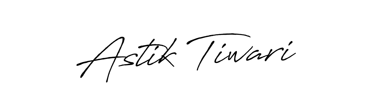 You should practise on your own different ways (Antro_Vectra_Bolder) to write your name (Astik Tiwari) in signature. don't let someone else do it for you. Astik Tiwari signature style 7 images and pictures png