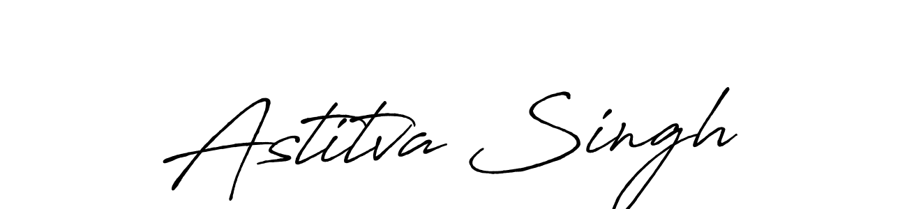 Create a beautiful signature design for name Astitva Singh. With this signature (Antro_Vectra_Bolder) fonts, you can make a handwritten signature for free. Astitva Singh signature style 7 images and pictures png