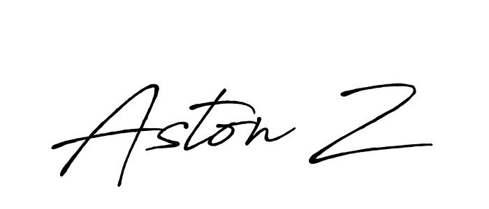 Also we have Aston Z name is the best signature style. Create professional handwritten signature collection using Antro_Vectra_Bolder autograph style. Aston Z signature style 7 images and pictures png