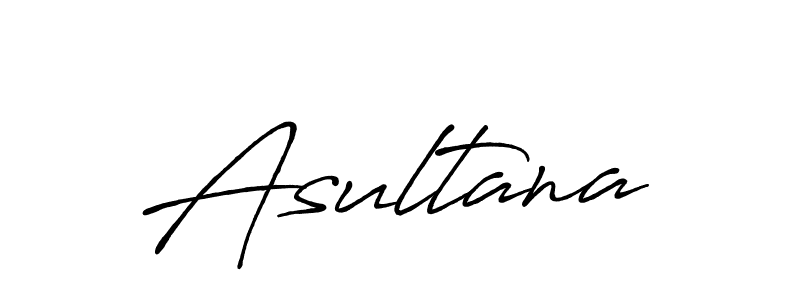 Create a beautiful signature design for name Asultana. With this signature (Antro_Vectra_Bolder) fonts, you can make a handwritten signature for free. Asultana signature style 7 images and pictures png