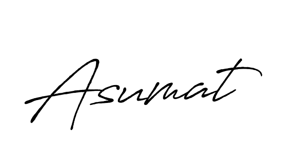 Make a beautiful signature design for name Asumat. Use this online signature maker to create a handwritten signature for free. Asumat signature style 7 images and pictures png
