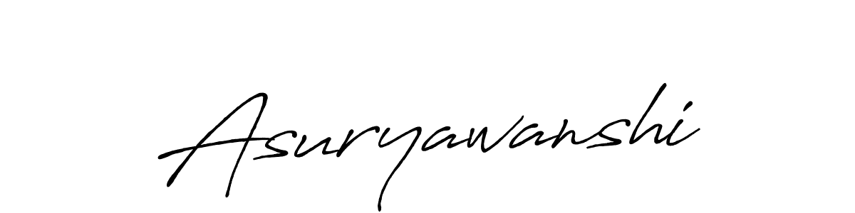 Antro_Vectra_Bolder is a professional signature style that is perfect for those who want to add a touch of class to their signature. It is also a great choice for those who want to make their signature more unique. Get Asuryawanshi name to fancy signature for free. Asuryawanshi signature style 7 images and pictures png