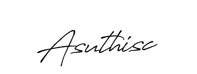 This is the best signature style for the Asuthisc name. Also you like these signature font (Antro_Vectra_Bolder). Mix name signature. Asuthisc signature style 7 images and pictures png