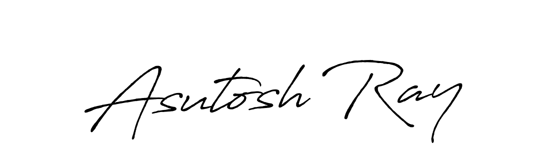 Make a beautiful signature design for name Asutosh Ray. With this signature (Antro_Vectra_Bolder) style, you can create a handwritten signature for free. Asutosh Ray signature style 7 images and pictures png