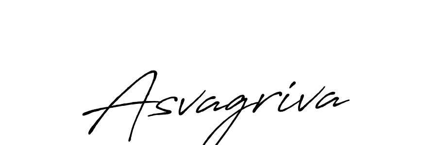 Make a beautiful signature design for name Asvagriva. With this signature (Antro_Vectra_Bolder) style, you can create a handwritten signature for free. Asvagriva signature style 7 images and pictures png