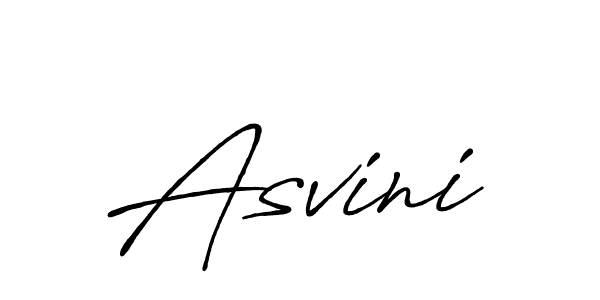 Design your own signature with our free online signature maker. With this signature software, you can create a handwritten (Antro_Vectra_Bolder) signature for name Asvini. Asvini signature style 7 images and pictures png