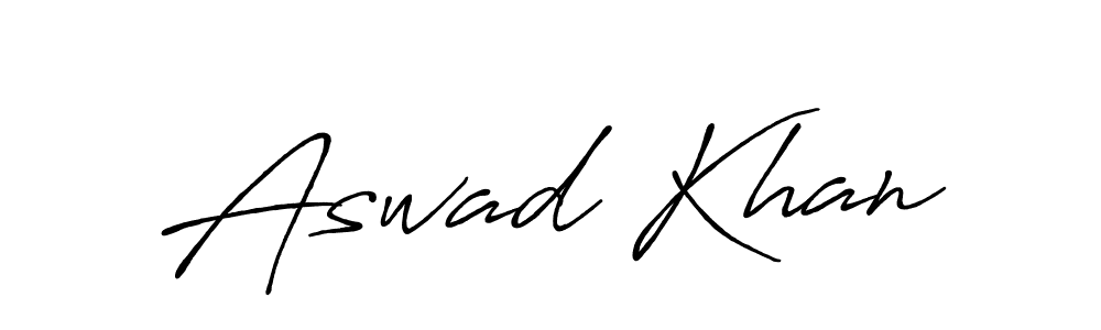 Make a short Aswad Khan signature style. Manage your documents anywhere anytime using Antro_Vectra_Bolder. Create and add eSignatures, submit forms, share and send files easily. Aswad Khan signature style 7 images and pictures png