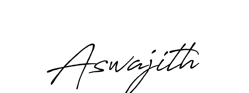 The best way (Antro_Vectra_Bolder) to make a short signature is to pick only two or three words in your name. The name Aswajith include a total of six letters. For converting this name. Aswajith signature style 7 images and pictures png