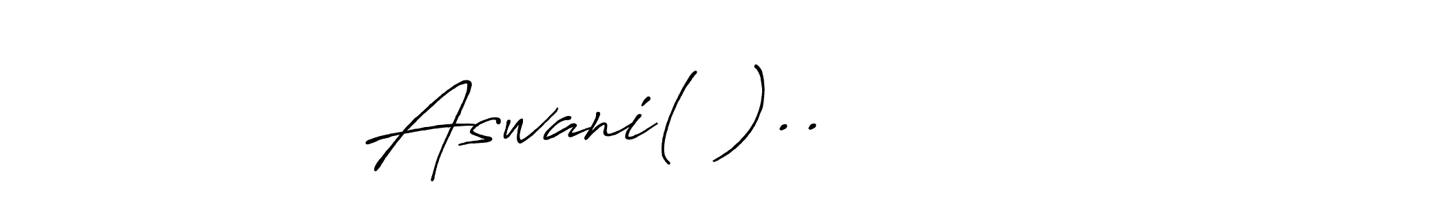 The best way (Antro_Vectra_Bolder) to make a short signature is to pick only two or three words in your name. The name Aswani(^)..           include a total of six letters. For converting this name. Aswani(^)..           signature style 7 images and pictures png