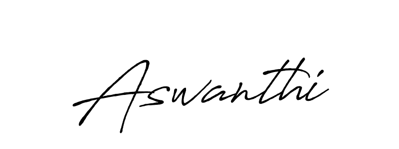 How to make Aswanthi name signature. Use Antro_Vectra_Bolder style for creating short signs online. This is the latest handwritten sign. Aswanthi signature style 7 images and pictures png