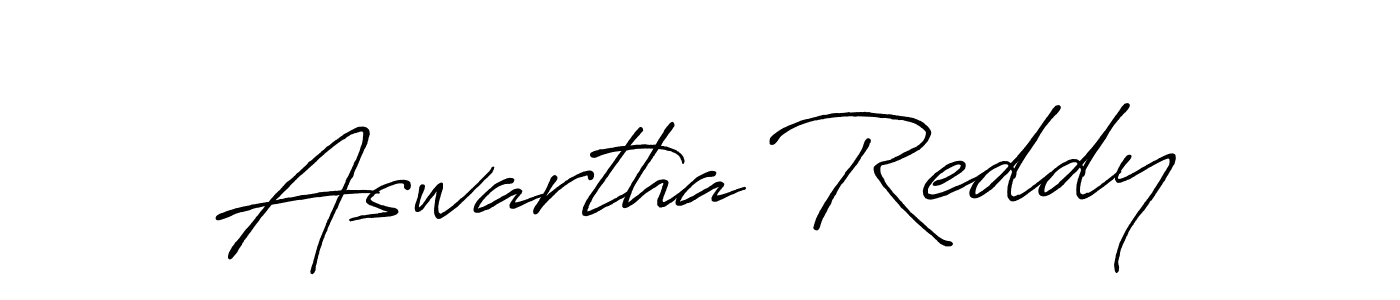 Also we have Aswartha Reddy name is the best signature style. Create professional handwritten signature collection using Antro_Vectra_Bolder autograph style. Aswartha Reddy signature style 7 images and pictures png