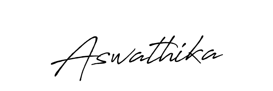 How to make Aswathika name signature. Use Antro_Vectra_Bolder style for creating short signs online. This is the latest handwritten sign. Aswathika signature style 7 images and pictures png