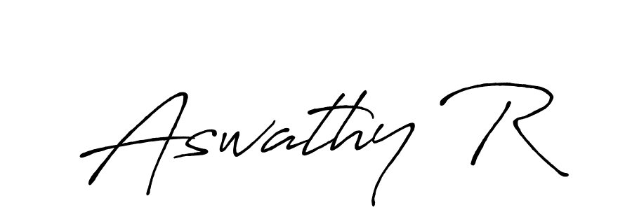 Also we have Aswathy R name is the best signature style. Create professional handwritten signature collection using Antro_Vectra_Bolder autograph style. Aswathy R signature style 7 images and pictures png