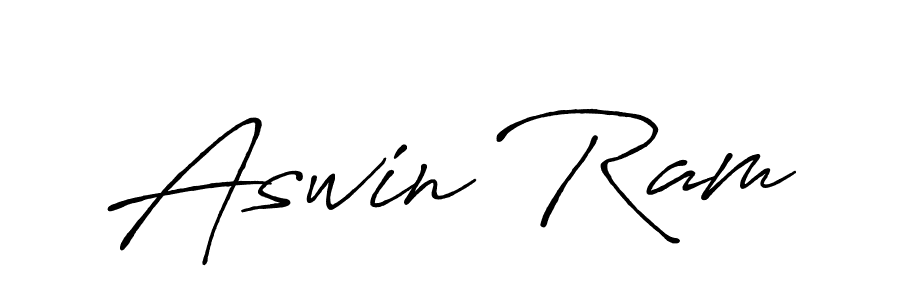 Once you've used our free online signature maker to create your best signature Antro_Vectra_Bolder style, it's time to enjoy all of the benefits that Aswin Ram name signing documents. Aswin Ram signature style 7 images and pictures png