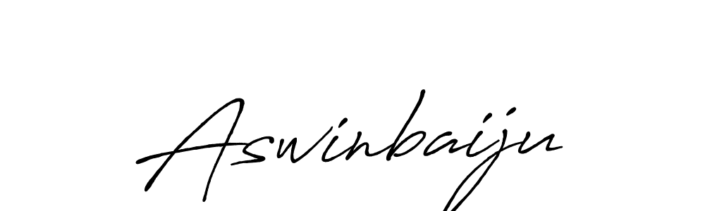 Also You can easily find your signature by using the search form. We will create Aswinbaiju name handwritten signature images for you free of cost using Antro_Vectra_Bolder sign style. Aswinbaiju signature style 7 images and pictures png