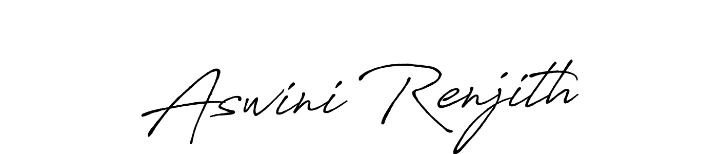 Once you've used our free online signature maker to create your best signature Antro_Vectra_Bolder style, it's time to enjoy all of the benefits that Aswini Renjith name signing documents. Aswini Renjith signature style 7 images and pictures png