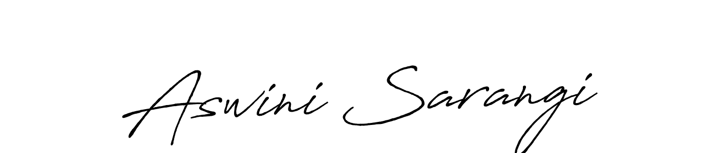 How to make Aswini Sarangi signature? Antro_Vectra_Bolder is a professional autograph style. Create handwritten signature for Aswini Sarangi name. Aswini Sarangi signature style 7 images and pictures png