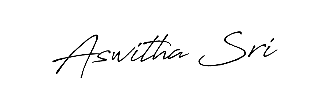 How to Draw Aswitha Sri signature style? Antro_Vectra_Bolder is a latest design signature styles for name Aswitha Sri. Aswitha Sri signature style 7 images and pictures png