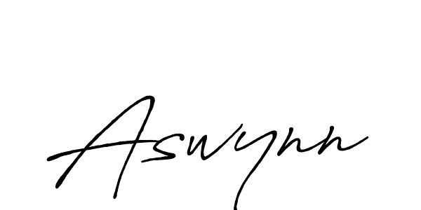 Similarly Antro_Vectra_Bolder is the best handwritten signature design. Signature creator online .You can use it as an online autograph creator for name Aswynn. Aswynn signature style 7 images and pictures png