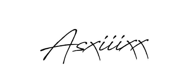 Use a signature maker to create a handwritten signature online. With this signature software, you can design (Antro_Vectra_Bolder) your own signature for name Asxiiixx. Asxiiixx signature style 7 images and pictures png