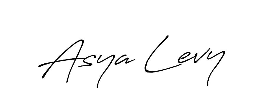 It looks lik you need a new signature style for name Asya Levy. Design unique handwritten (Antro_Vectra_Bolder) signature with our free signature maker in just a few clicks. Asya Levy signature style 7 images and pictures png