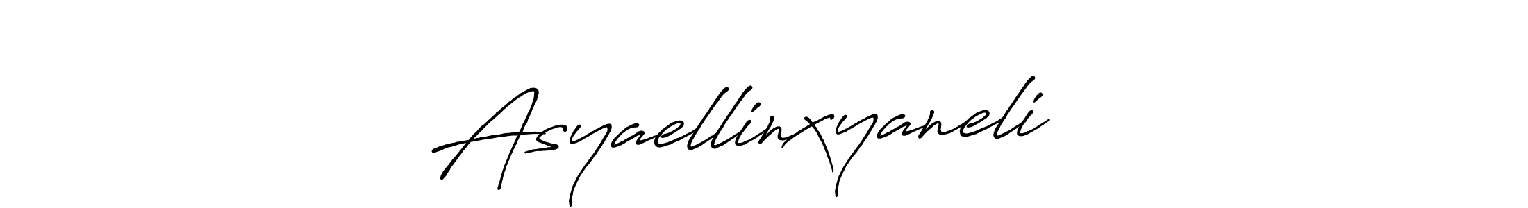 You should practise on your own different ways (Antro_Vectra_Bolder) to write your name (Asyaellinxyaneli♥️) in signature. don't let someone else do it for you. Asyaellinxyaneli♥️ signature style 7 images and pictures png
