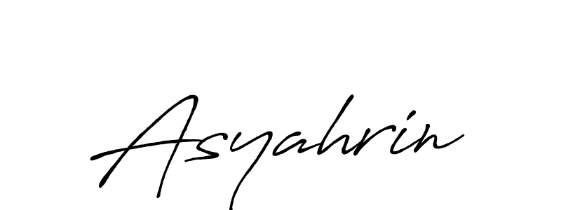 Make a beautiful signature design for name Asyahrin. Use this online signature maker to create a handwritten signature for free. Asyahrin signature style 7 images and pictures png