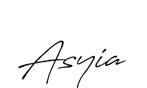 Design your own signature with our free online signature maker. With this signature software, you can create a handwritten (Antro_Vectra_Bolder) signature for name Asyia. Asyia signature style 7 images and pictures png