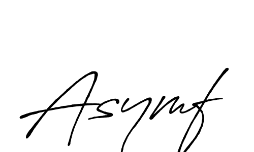 Use a signature maker to create a handwritten signature online. With this signature software, you can design (Antro_Vectra_Bolder) your own signature for name Asymf. Asymf signature style 7 images and pictures png