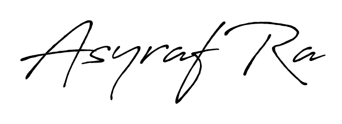 Asyraf Ra stylish signature style. Best Handwritten Sign (Antro_Vectra_Bolder) for my name. Handwritten Signature Collection Ideas for my name Asyraf Ra. Asyraf Ra signature style 7 images and pictures png