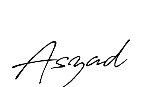 The best way (Antro_Vectra_Bolder) to make a short signature is to pick only two or three words in your name. The name Aszad include a total of six letters. For converting this name. Aszad signature style 7 images and pictures png