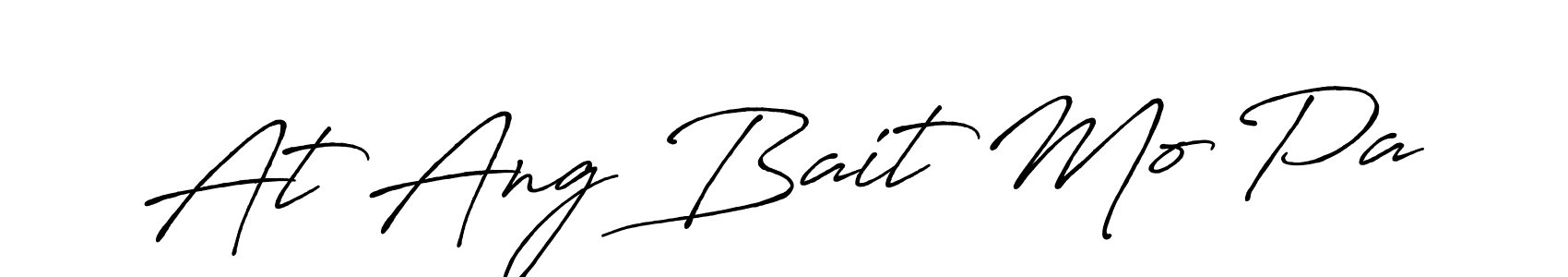 This is the best signature style for the At Ang Bait Mo Pa name. Also you like these signature font (Antro_Vectra_Bolder). Mix name signature. At Ang Bait Mo Pa signature style 7 images and pictures png