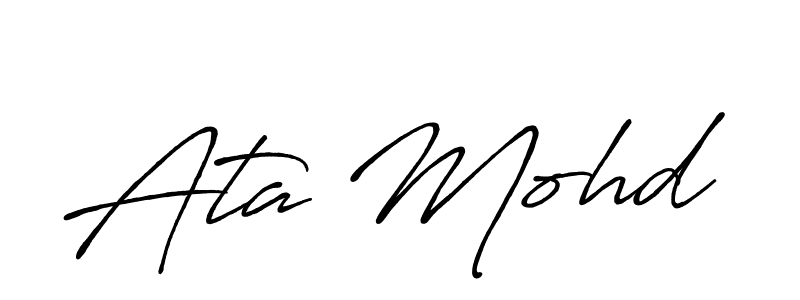 Here are the top 10 professional signature styles for the name Ata Mohd. These are the best autograph styles you can use for your name. Ata Mohd signature style 7 images and pictures png