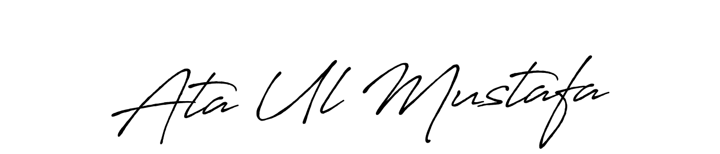 Make a beautiful signature design for name Ata Ul Mustafa. Use this online signature maker to create a handwritten signature for free. Ata Ul Mustafa signature style 7 images and pictures png