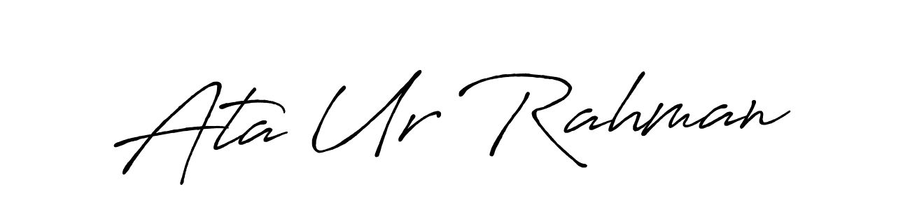 if you are searching for the best signature style for your name Ata Ur Rahman. so please give up your signature search. here we have designed multiple signature styles  using Antro_Vectra_Bolder. Ata Ur Rahman signature style 7 images and pictures png