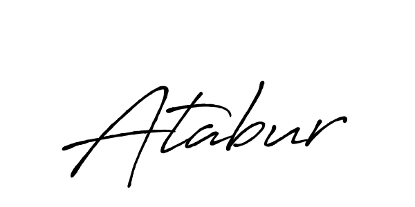 Design your own signature with our free online signature maker. With this signature software, you can create a handwritten (Antro_Vectra_Bolder) signature for name Atabur. Atabur signature style 7 images and pictures png