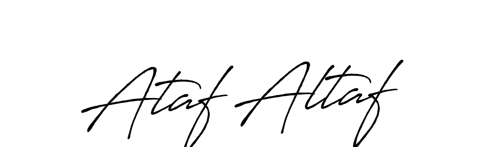 How to make Ataf Altaf signature? Antro_Vectra_Bolder is a professional autograph style. Create handwritten signature for Ataf Altaf name. Ataf Altaf signature style 7 images and pictures png