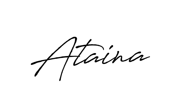 Best and Professional Signature Style for Ataina. Antro_Vectra_Bolder Best Signature Style Collection. Ataina signature style 7 images and pictures png