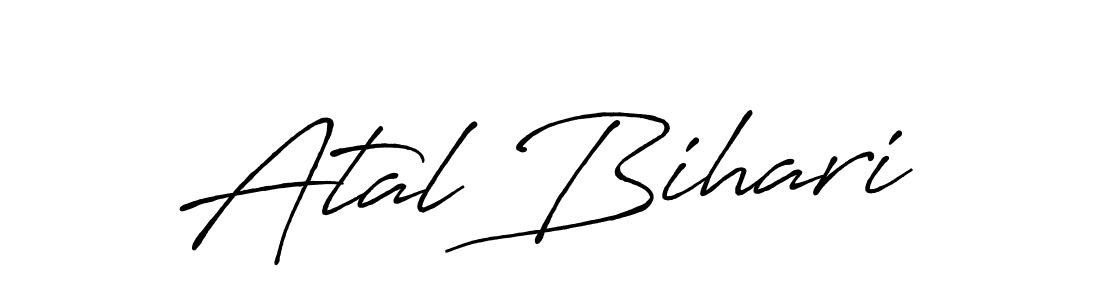 How to make Atal Bihari signature? Antro_Vectra_Bolder is a professional autograph style. Create handwritten signature for Atal Bihari name. Atal Bihari signature style 7 images and pictures png