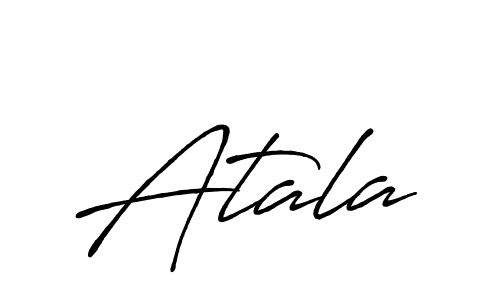 Make a beautiful signature design for name Atala. With this signature (Antro_Vectra_Bolder) style, you can create a handwritten signature for free. Atala signature style 7 images and pictures png