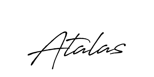 Atalas stylish signature style. Best Handwritten Sign (Antro_Vectra_Bolder) for my name. Handwritten Signature Collection Ideas for my name Atalas. Atalas signature style 7 images and pictures png