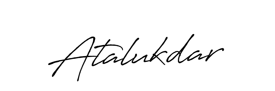 Use a signature maker to create a handwritten signature online. With this signature software, you can design (Antro_Vectra_Bolder) your own signature for name Atalukdar. Atalukdar signature style 7 images and pictures png