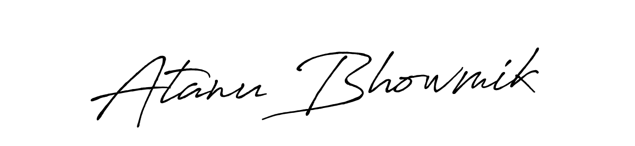 Make a beautiful signature design for name Atanu Bhowmik. Use this online signature maker to create a handwritten signature for free. Atanu Bhowmik signature style 7 images and pictures png